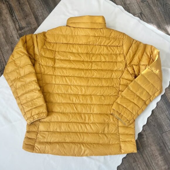 New $279 Patagonia Men's 2XL Down Sweater Full Zip Puffer Jacket Pufferfish Gold - Picture 6 of 9